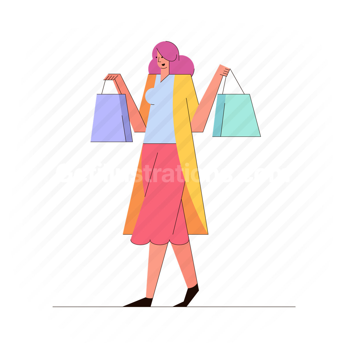 e-commerce, commerce, woman, shopping, shop